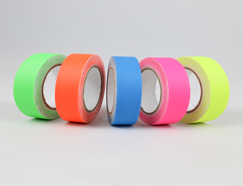 UV coated fluorescent duct tape